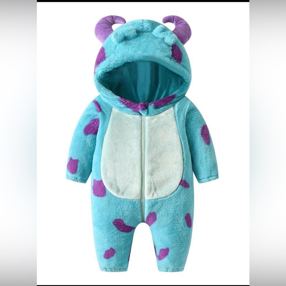 Sully Halloween Costume (ZipUp) - Picture 2 of 2